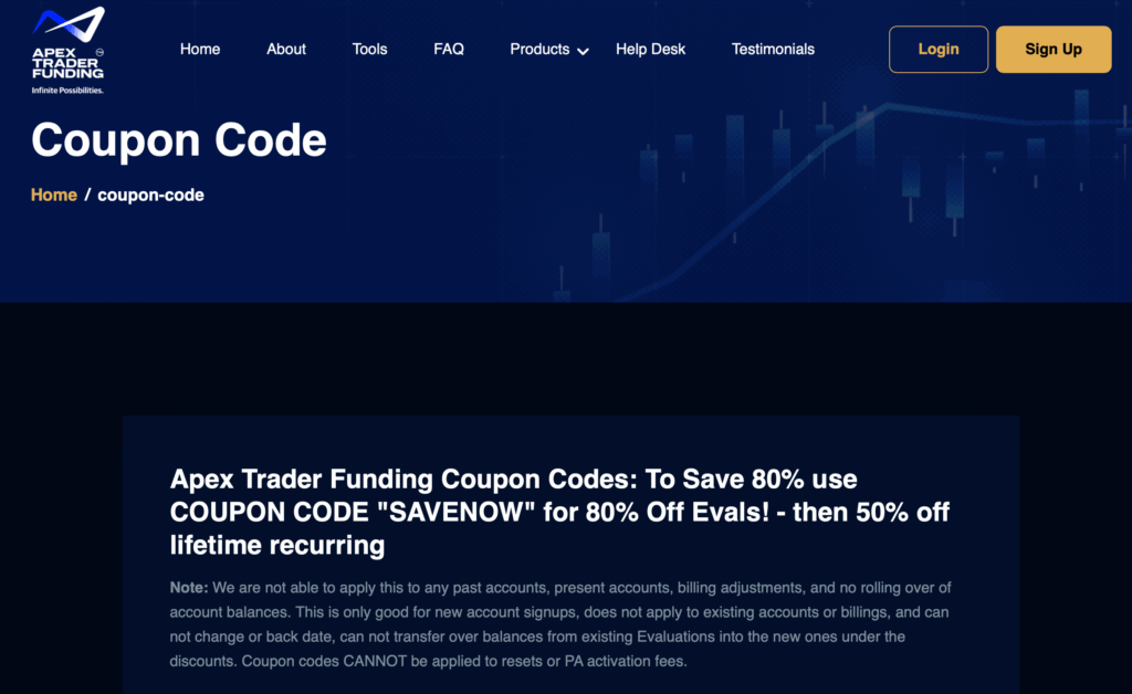 Apex Trader Funding proprietary trading platform, rules, and overview - Preview 4